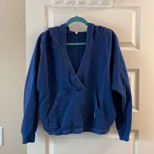 Free People FP Movement Reyes Surplice Hoodie Crop